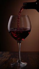 Experience the elegance of fine red wine with every pour – rich color, smooth texture, and timeless sophistication captured in one perfect glass.