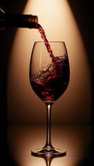 Experience the elegance of fine red wine with every pour – rich color, smooth texture, and timeless sophistication captured in one perfect glass.