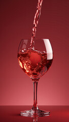 Experience the elegance of fine red wine with every pour – rich color, smooth texture, and timeless sophistication captured in one perfect glass.