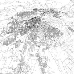 Fototapeta premium 3D illustration of city and urban in Fes Morocco