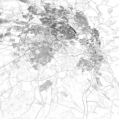 3D illustration of city and urban in Fes Morocco