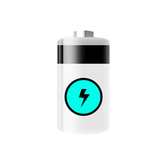Obraz premium Battery icon illustration