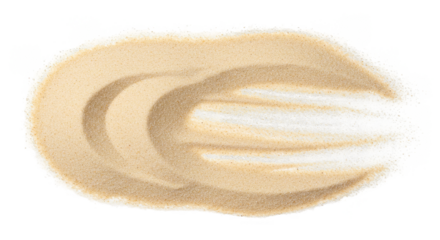 Isolated Sand Texture With Grainy Surface Background Transparent