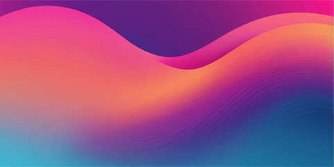 Abstract rainbow wave design with colourful hearts, a vibrant artistic illustration