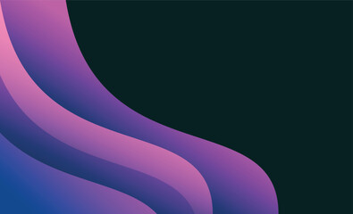 Colorful abstract wavy shape gradient design vector  Minimalist posters, cover, wall arts with colorful geometric shapes and liquid color. Modern wallpaper design for presentation and sale background.