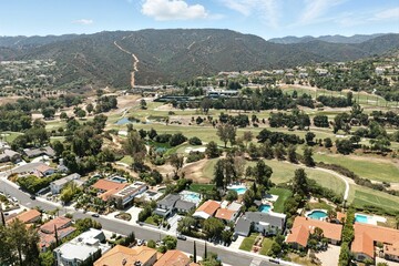 Sprawling Suburban Area with Recreational Golf Space