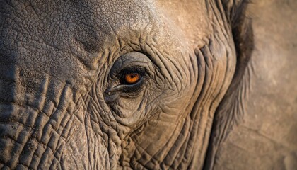 Fototapeta premium Close-up elephant eye (1)