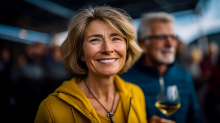 Seniors at Wine Tasting