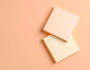 Sticky Notes in Pastel Background
