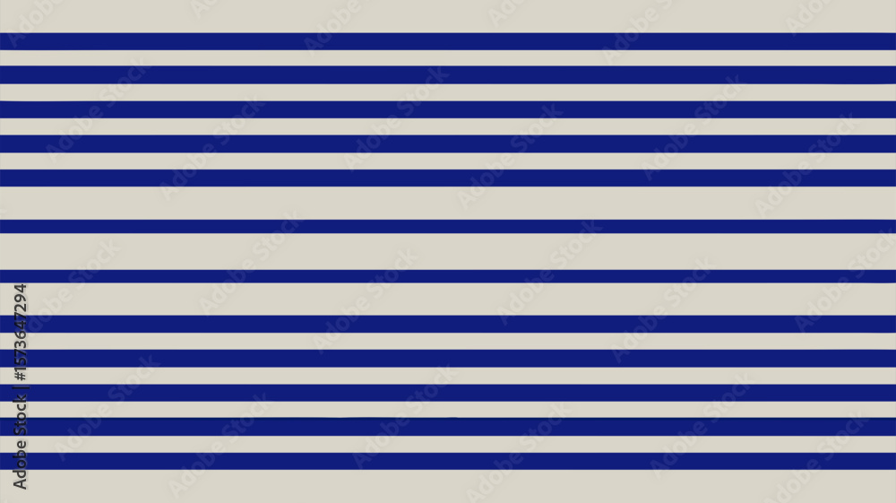 Poster geometric pattern of blue and cream stripes for background or visual element