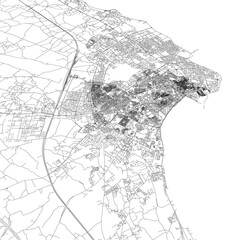 Obraz premium 3D illustration of city and urban in El Jadida Morocco