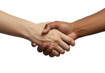 Business Handshake Depicting Contract Agreement Between Two Individuals