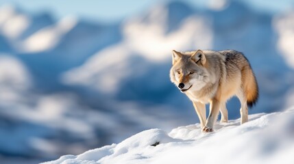 Obraz premium Close-up of a Timber Wolf growling