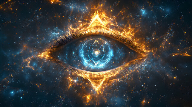 Transformational music album cover &ldquo;Mirror of the Self&rdquo; featuring soul remembrance themes, vibrant deep chakra spectrum hues, cosmic layering effects, kaleidoscopic pathways, intricate dimen20885242 3
