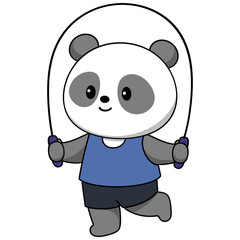 Panda Skipping Rope