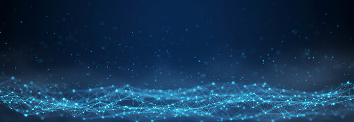 Abstract blue background with light dots and waves creating a soft texture, delivering a calm futuristic vibe perfect for finance tech, clean UI, or wellness-themed branding