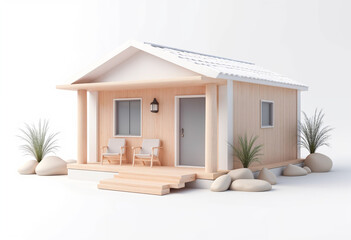 Minimalist Bungalow Architectural Model
