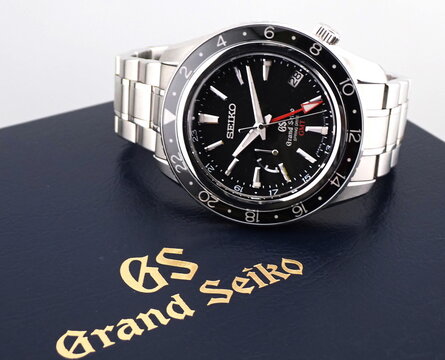 【SEIKO】 グランドセイコー_ GMT _SBGE001_9R66-0AA0 _スプリングドライブ