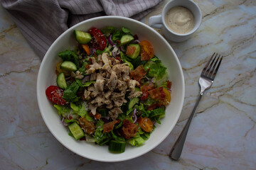 Salade Repas au Poulet Grill&eacute;