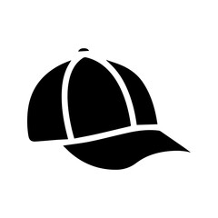  hat icon white on background