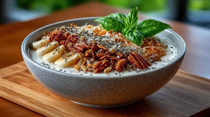 Healthy breakfast bowl