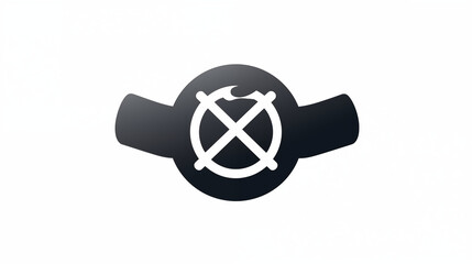 Black silhouette of a stylized carbon atom with six electrons arranged around the letter “C,” visually merging into a handshake shape—symbolizing unity in the 2026 Global Carbon Capture Treaty on pure