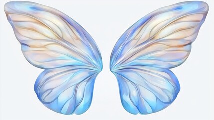 Decorative fairy wings illustration perfect for art and design.