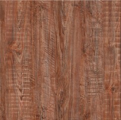 Rustic Wood Grain Porcelain Tile with Warm Reddish Brown Tones and Weathered Texture	