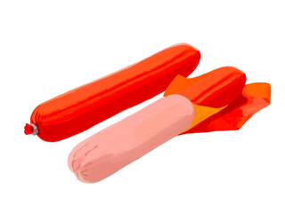 魚肉ソーセージ（2本）むき身