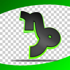3d design isolated zodiac capricorn