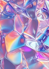 112. Holographic pattern with a futuristic sheen