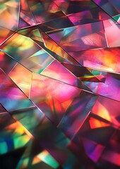 112. Holographic pattern with a futuristic sheen
