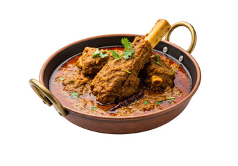 Delicious Rogan Josh Mutton Curry Meat In Bowl Cuisine PNG