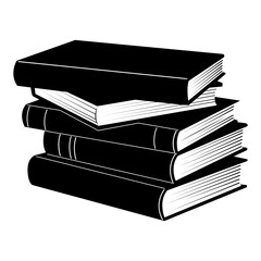 book, Stack of books, open icon	