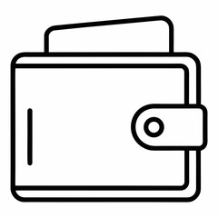 Walet icon vector