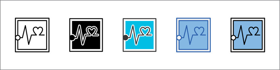 Pulse Icon Pack Multistyle Illustration