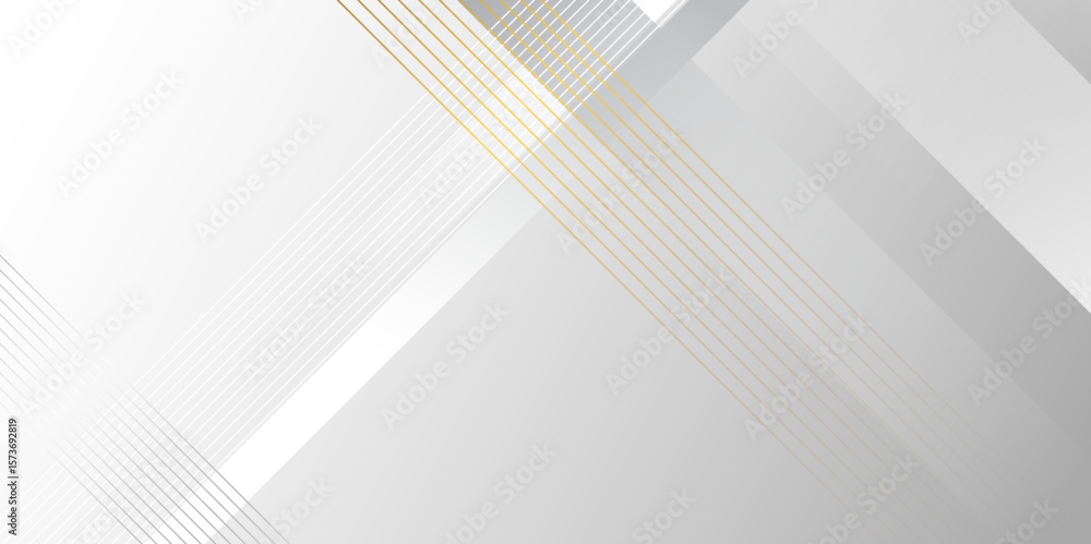Poster elegant abstract background with grey gradient line. modern abstract golden line light dynamic shape