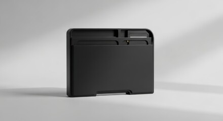 Sleek Minimalist Card Holder Displaying Essential Design Elements for Modern Living