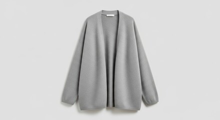 Stylish Grey Cardigan Sweater Perfect for Casual and Semi-Formal Occasions Throughout the Year