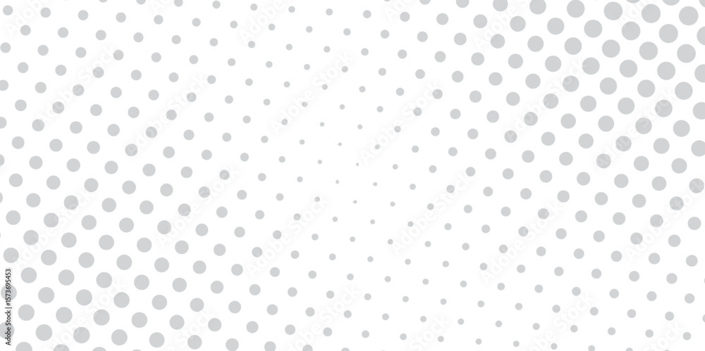 Poster basic halftone dots effect in black and white color. halftone pattern background. backdrop with circ