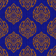 Vector images, Thai fabric patterns, general fabric patterns, wallpaper, background