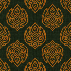 Vector images, Thai fabric patterns, general fabric patterns, wallpaper, background