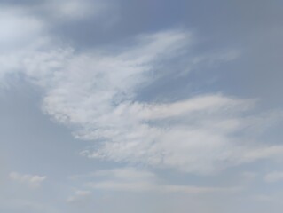 blue sky with clouds
