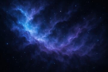 Mysterious nebula formations with swirling cosmic dust and brilliant starlight illuminating the darkness of deep space