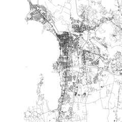 3D illustration of city and urban in Burlington USA