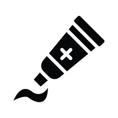 ointment glyph icon illustration vector graphic.eps