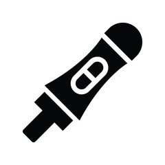 pregnancy test glyph icon illustration vector graphic.eps