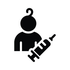 immunization glyph icon illustration vector graphic.eps
