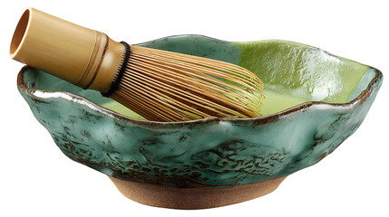 Traditional Ceremonial Matcha Tea Presentation