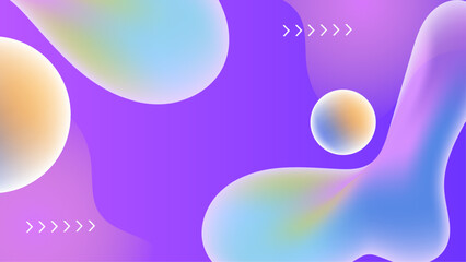 Abstract pastel fluid shapes on a purple background. Suitable for modern designs, artistic projects, web graphics, and social media visuals.